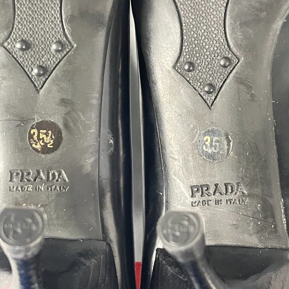 Authentic PRADA Black Patent Leather Pointed Pumps, Size 35.5 - Picture 12 of 16